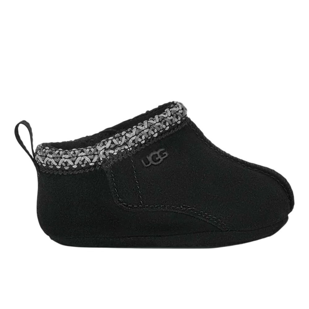 UGG Tasman Baby Slipper Black Booties, 0/1, 0-6 Months